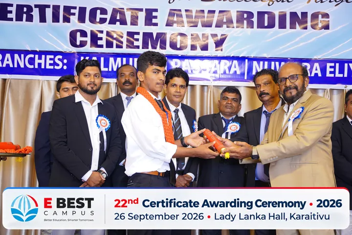 Photograph from the 22nd Certificate Awarding Ceremony in Kalmunai