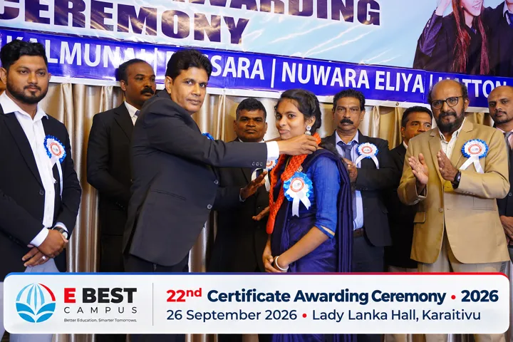 Photograph from the 22nd Certificate Awarding Ceremony in Kalmunai