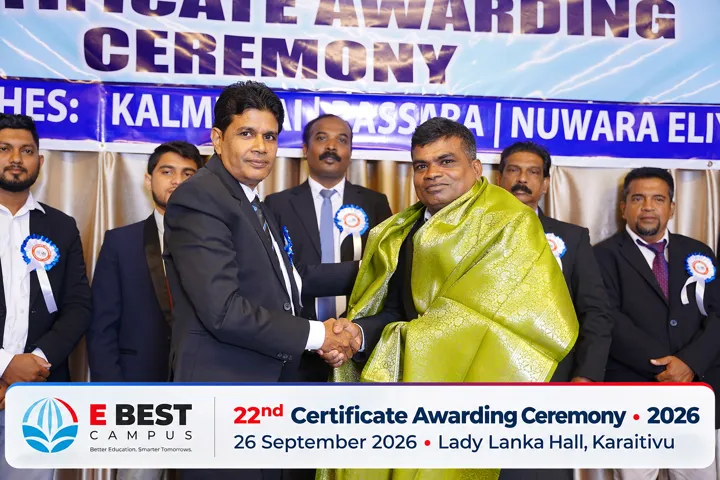 Photograph from the 22nd Certificate Awarding Ceremony in Kalmunai