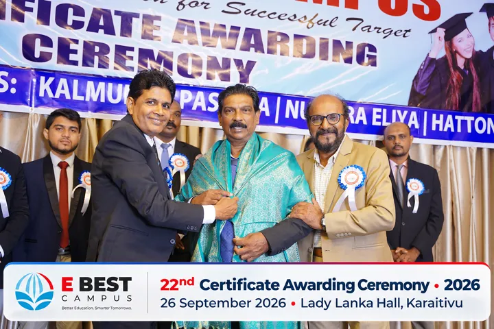 Photograph from the 22nd Certificate Awarding Ceremony in Kalmunai