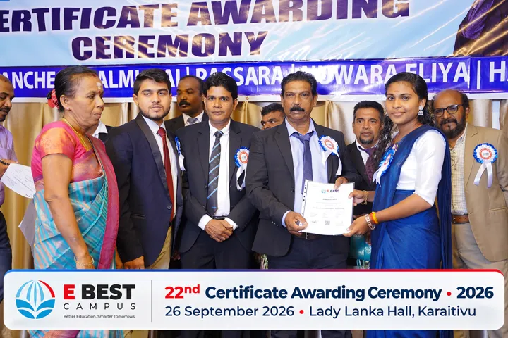 Photograph from the 22nd Certificate Awarding Ceremony in Kalmunai