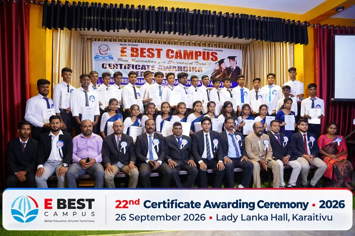 Photograph from the 22nd Certificate Awarding Ceremony in Kalmunai