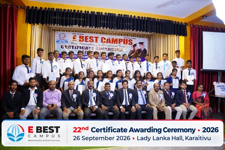 Photograph from the 22nd Certificate Awarding Ceremony in Kalmunai